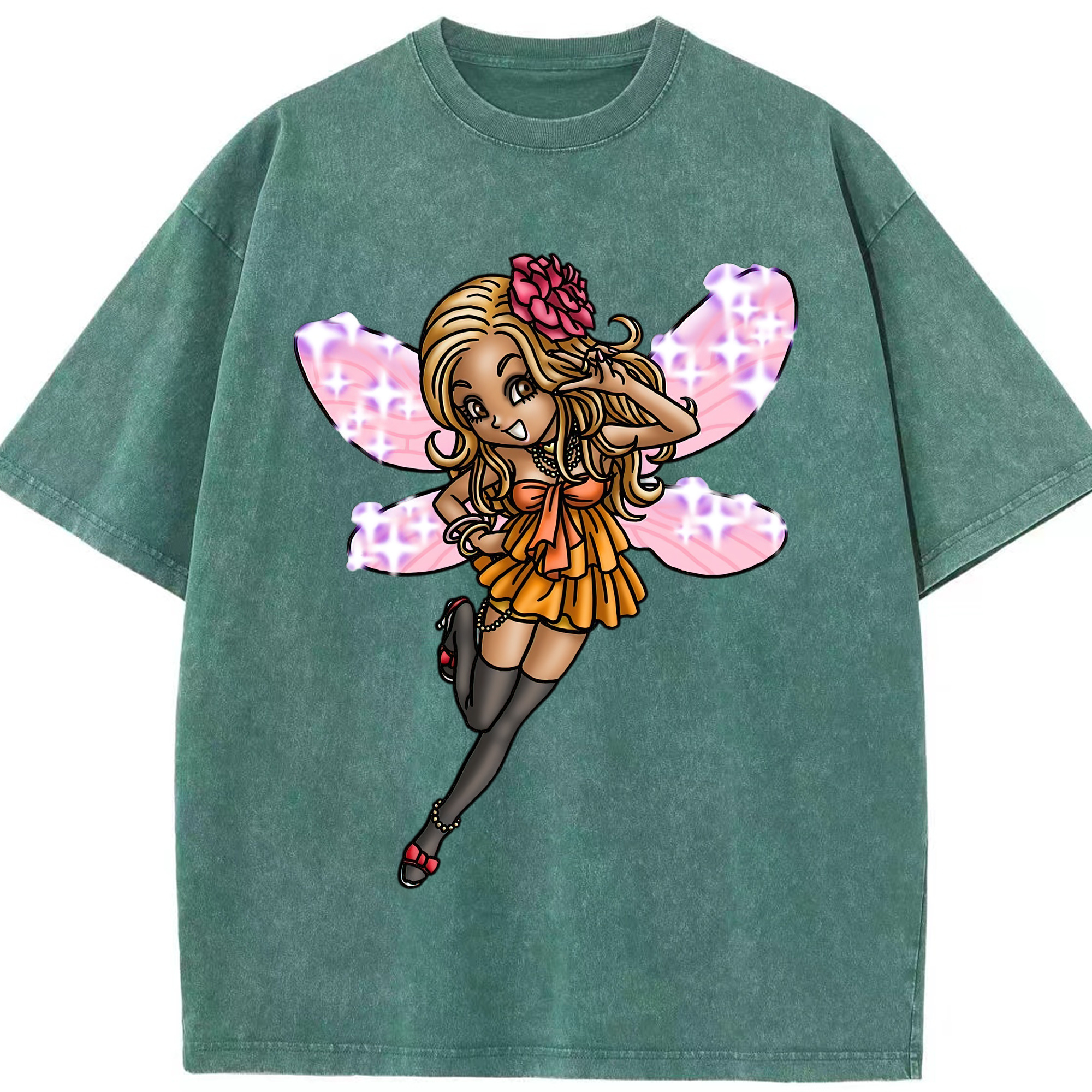 （画像用） ドラゴンクエスト Doragon Kuesuto Dragon Quest 綿100% ヴィンテージ風 半袖Tシャツ（フロントプリント）